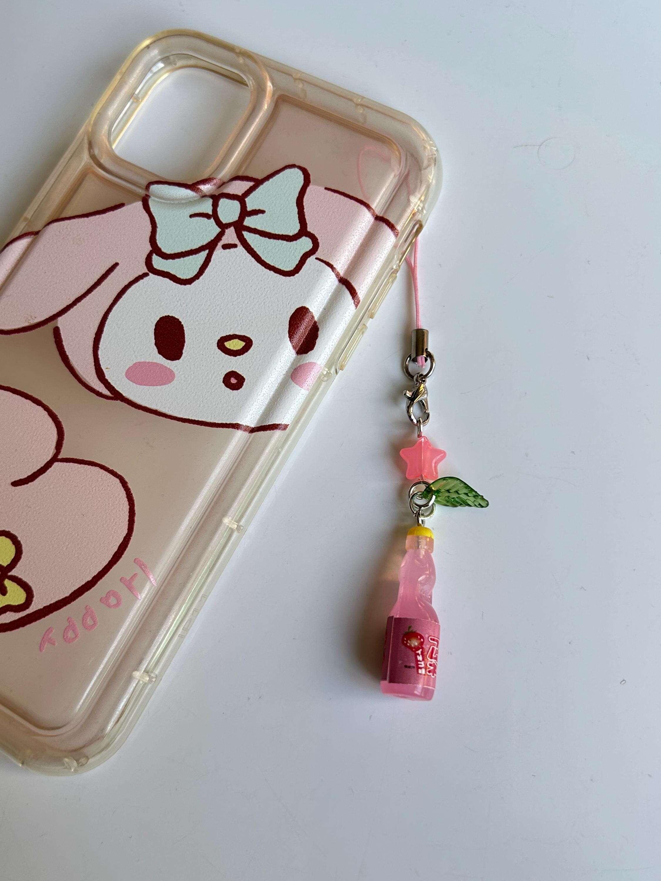HANDMADE Kawaii Cute Ramune Bottle Phone Charms - Beadsbylillixx