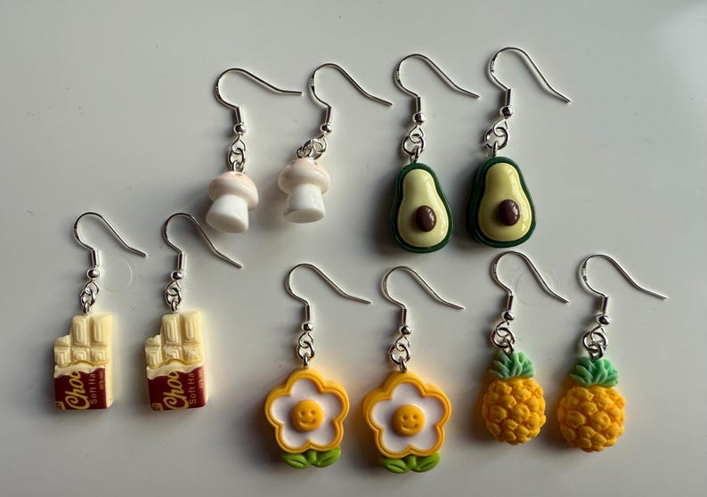 Handmade Kawaii Fun Earrings Beadsbylillixx