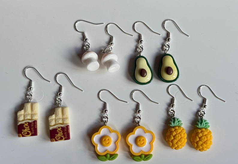 Handmade Kawaii Fun Earrings Beadsbylillixx