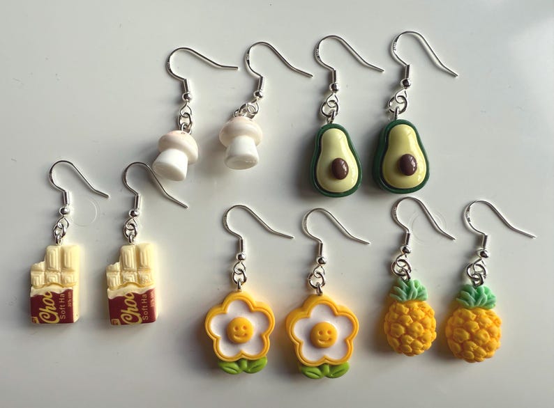 Handmade Kawaii Fun Earrings Beadsbylillixx