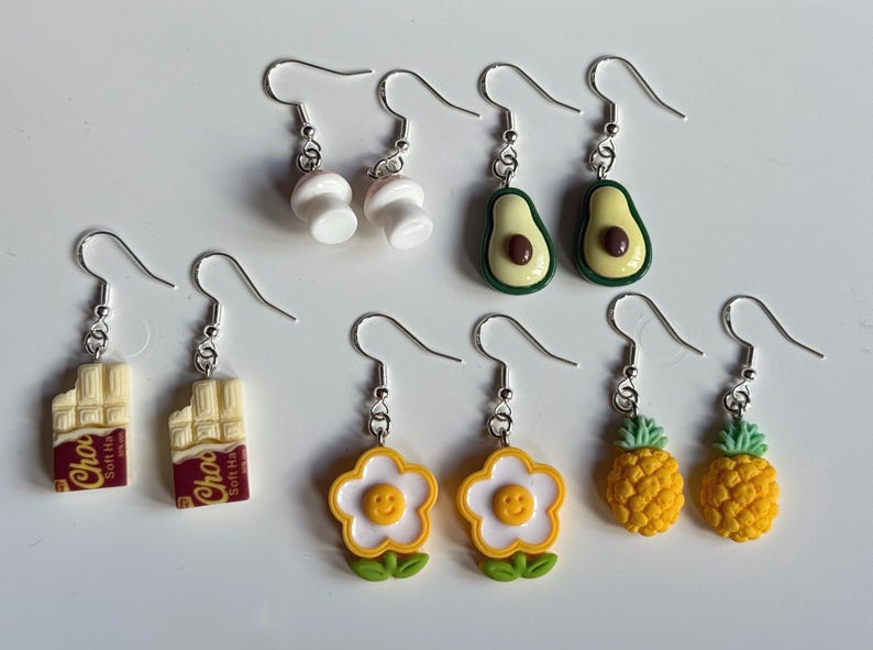 Handmade Kawaii Fun Earrings Beadsbylillixx