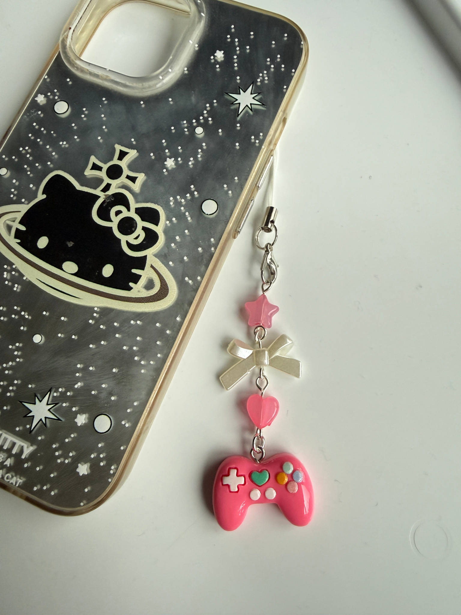 Handmade Kawaii Game Controller Phone Charm Beadsbylillixx