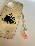 Handmade Kawaii Octopus Phone Charm : Colour themed. Oceancore, sea life Beadsbylillixx