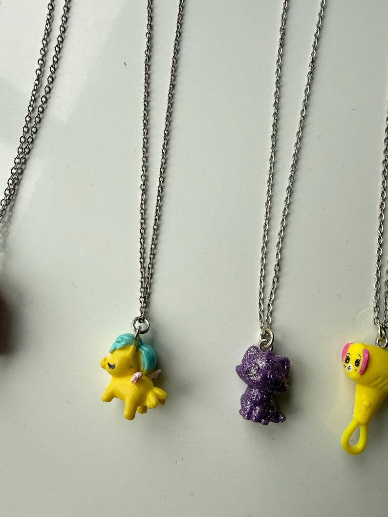 Handmade Kawaii Retro Toy Necklace Beadsbylillixx