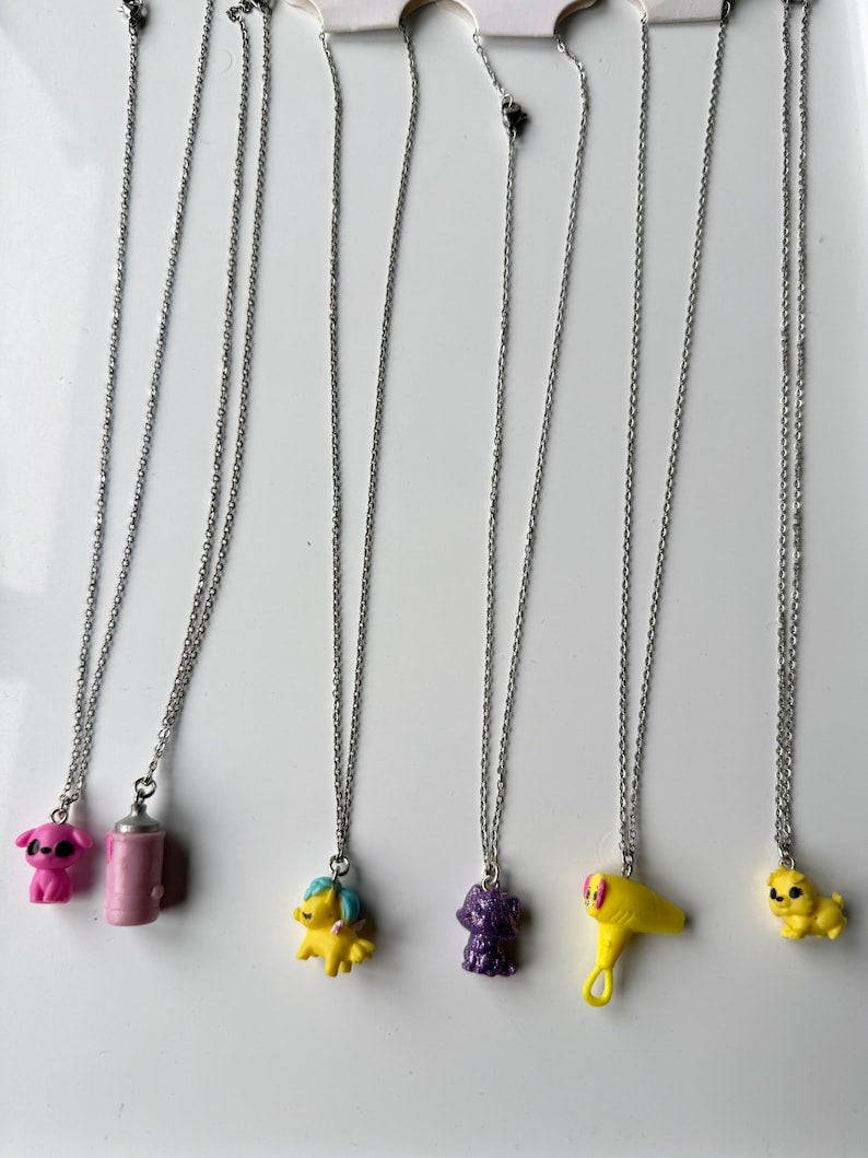 Handmade Kawaii Retro Toy Necklace Beadsbylillixx