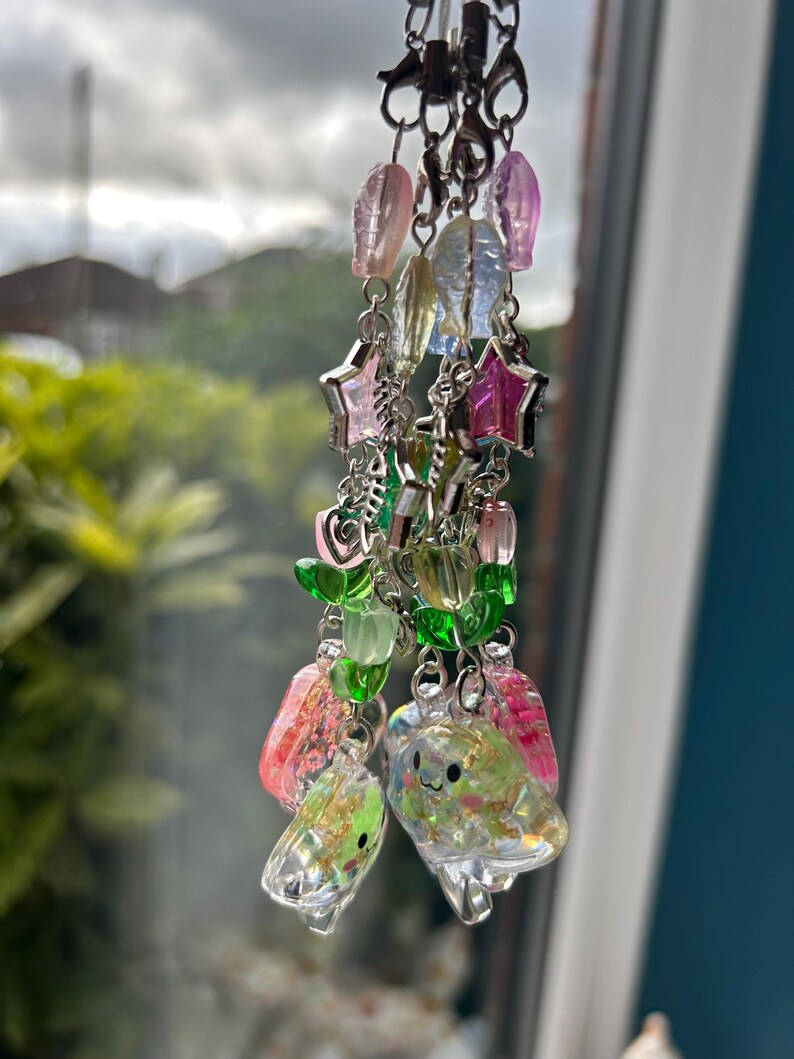 Handmade Kawaii Stingray Phone Charm Beadsbylillixx