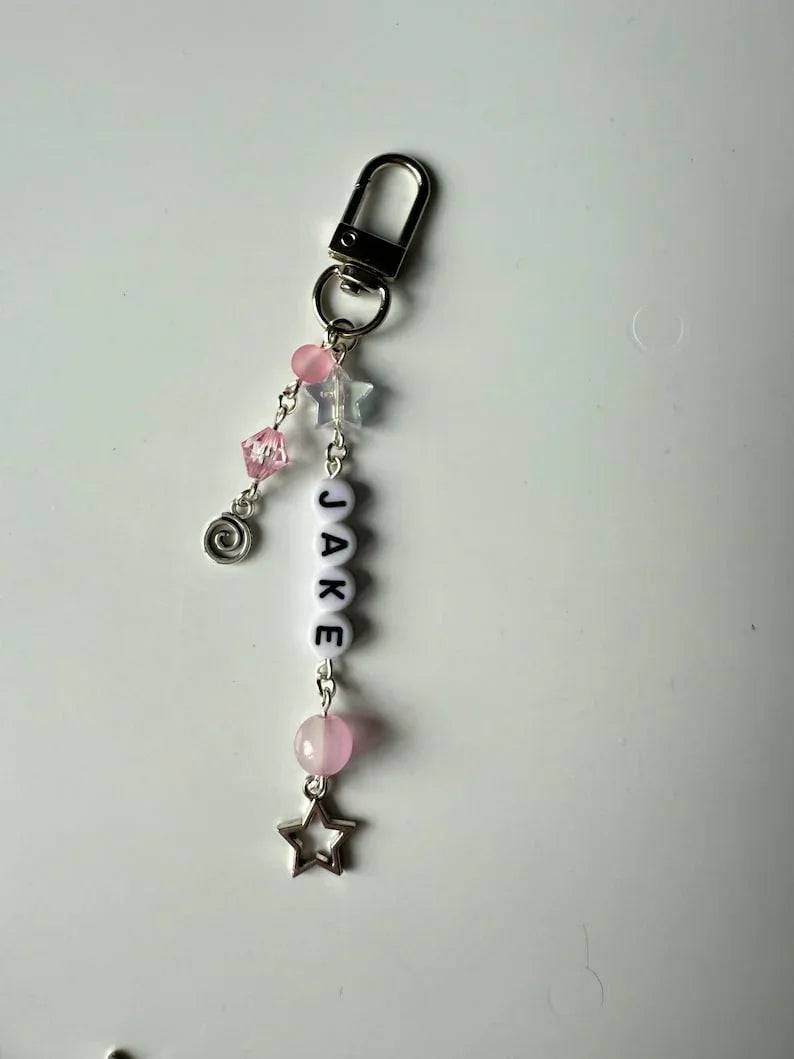 Handmade Kpop Enhypen Keychain: kawaii Beaded keychain, Ehna Beadsbylillixx