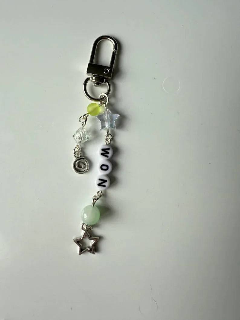 Handmade Kpop Enhypen Keychain: kawaii Beaded keychain, Ehna Beadsbylillixx
