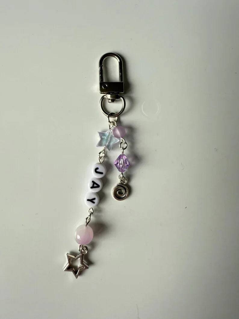 Handmade Kpop Enhypen Keychain: kawaii Beaded keychain, Ehna Beadsbylillixx