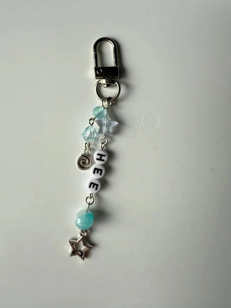 Handmade Kpop Enhypen Keychain: kawaii Beaded keychain, Ehna Beadsbylillixx