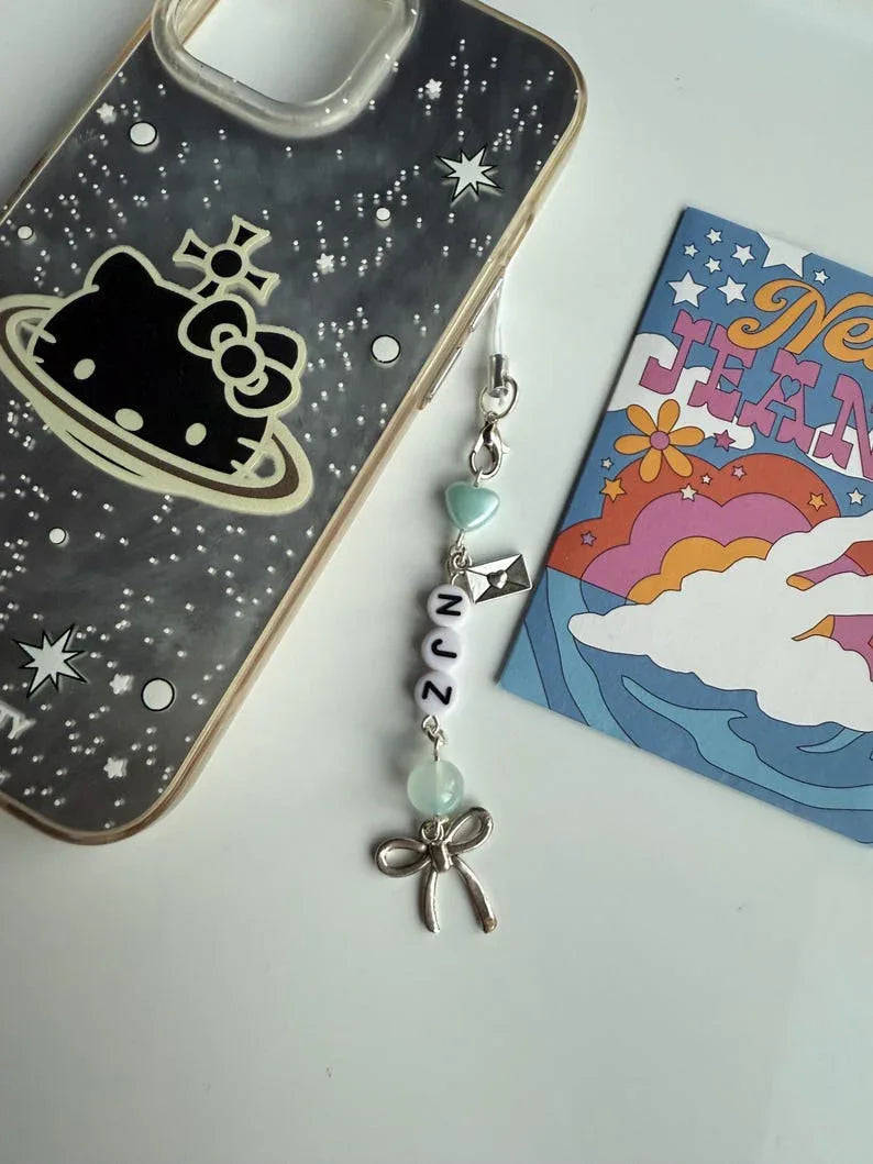Handmade Kpop New Jeans Phone Charms: kawaii Beaded Jewelry, New Jeans Beadsbylillixx