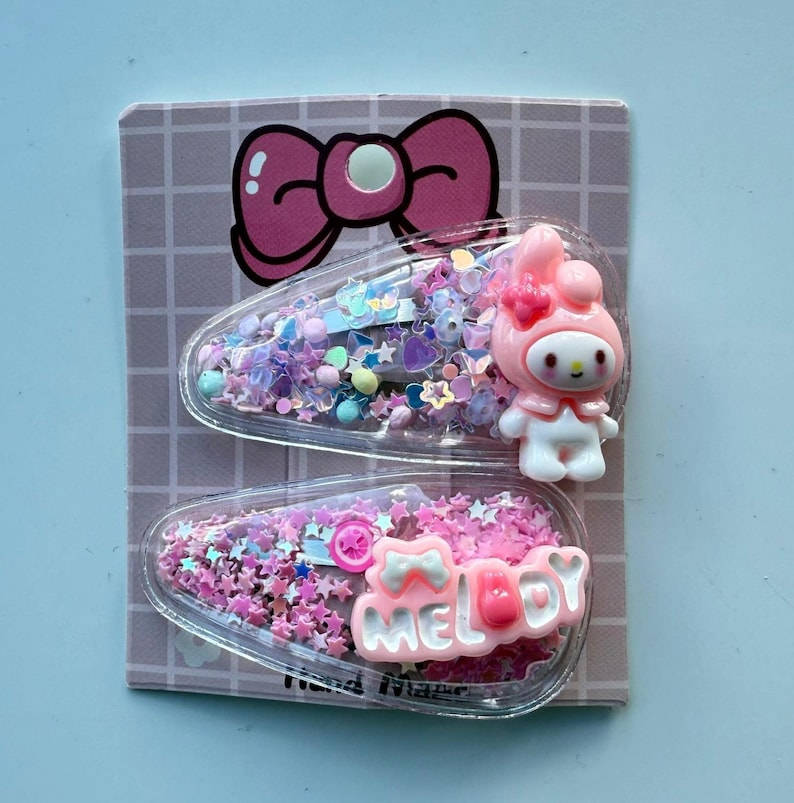 Handmade Sanrio inspired Shaker hair slides Beadsbylillixx