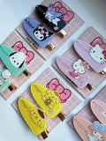 Handmade Sanrio themed hair slides, kawaii hair clip, pochacco, my mld Beadsbylillixx