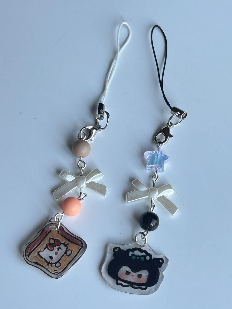 Handmade shrinky dink Phone Charm Beadsbylillixx