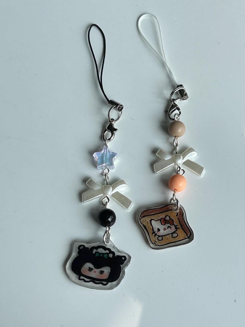 Handmade shrinky dink Phone Charm Beadsbylillixx