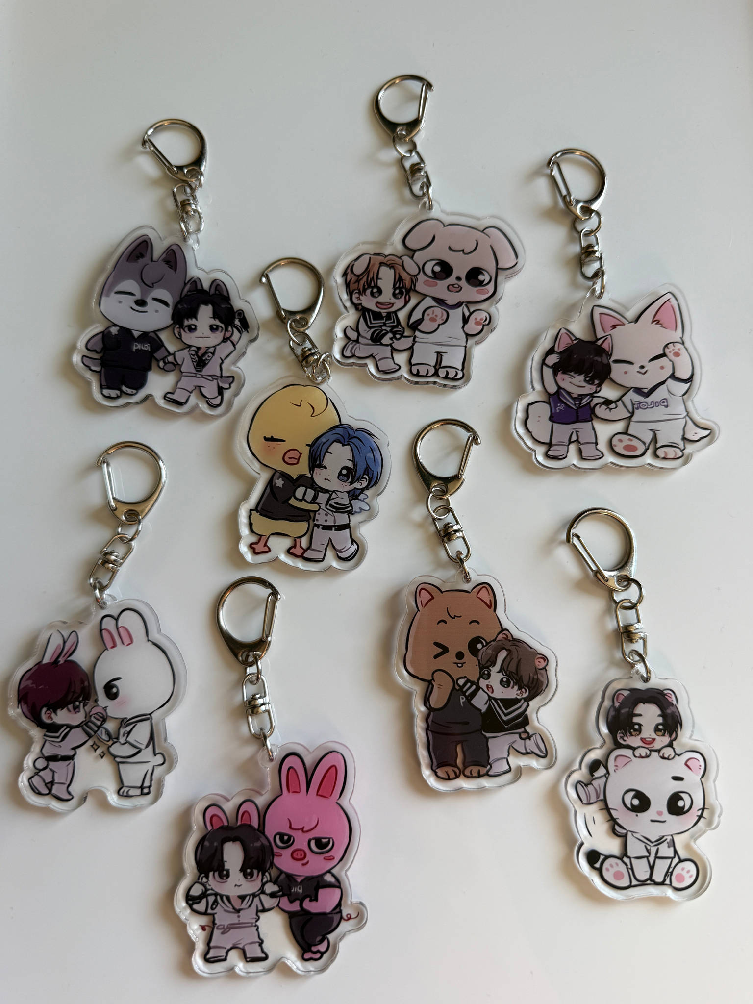 Handmade Stray Kids Keychains, Skzoo keychain, Fan made merch Beadsbylillixx