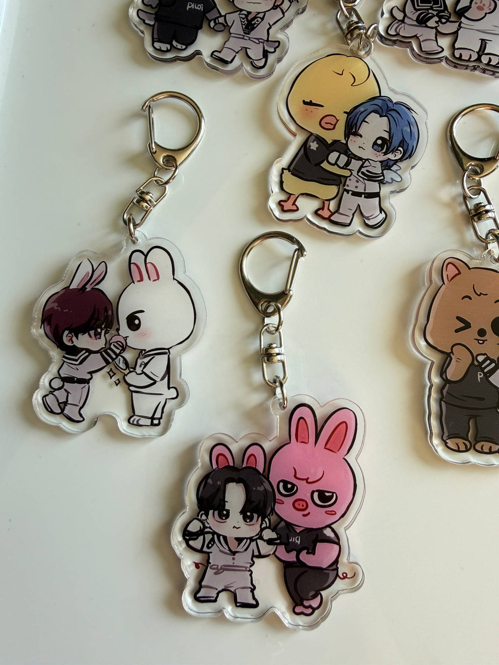 Handmade Stray Kids Keychains, Skzoo keychain, Fan made merch Beadsbylillixx