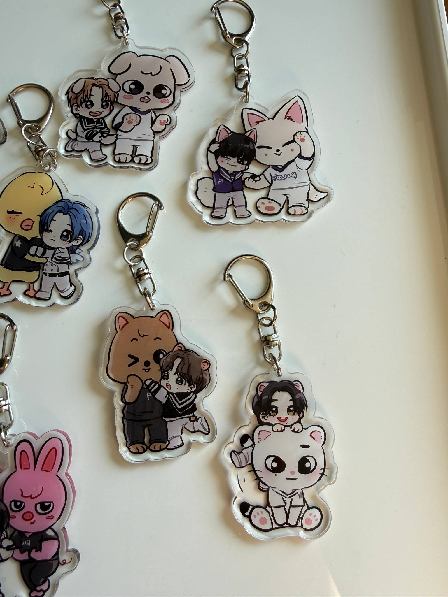 Handmade Stray Kids Keychains, Skzoo keychain, Fan made merch Beadsbylillixx