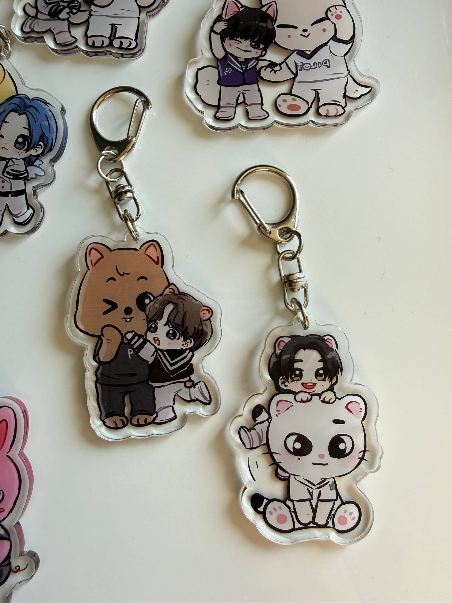 Handmade Stray Kids Keychains, Skzoo keychain, Fan made merch Beadsbylillixx