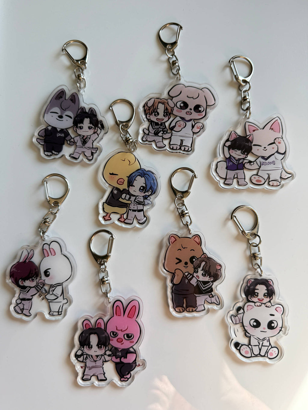 Handmade Stray Kids Keychains, Skzoo keychain, Fan made merch Beadsbylillixx