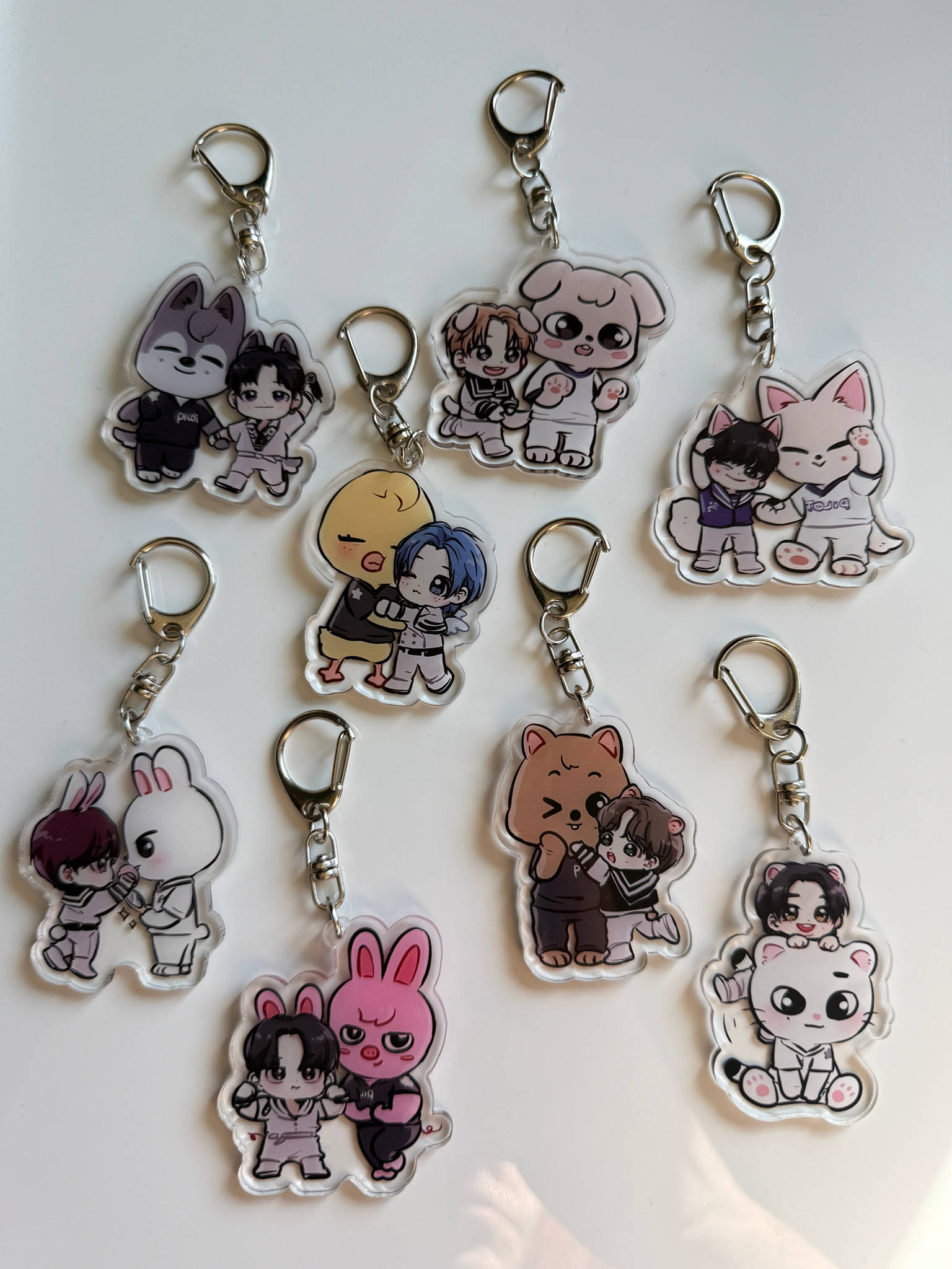 Handmade Stray Kids Keychains, Skzoo keychain, Fan made merch Beadsbylillixx