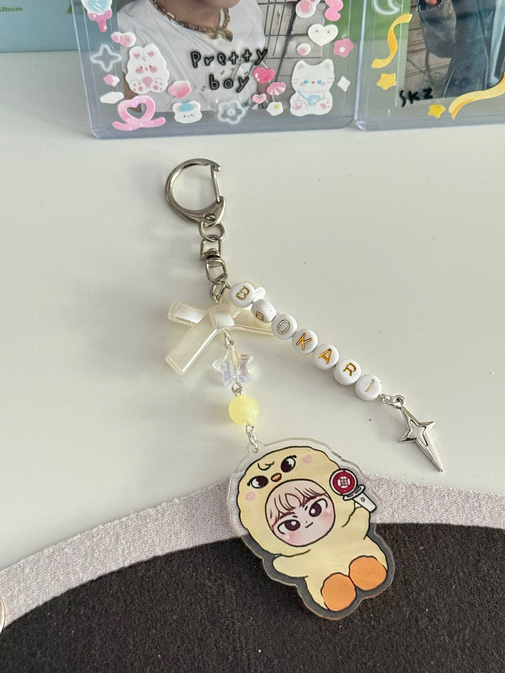 Handmade Stray Kids Skzoo Bias Keychains Beadsbylillixx