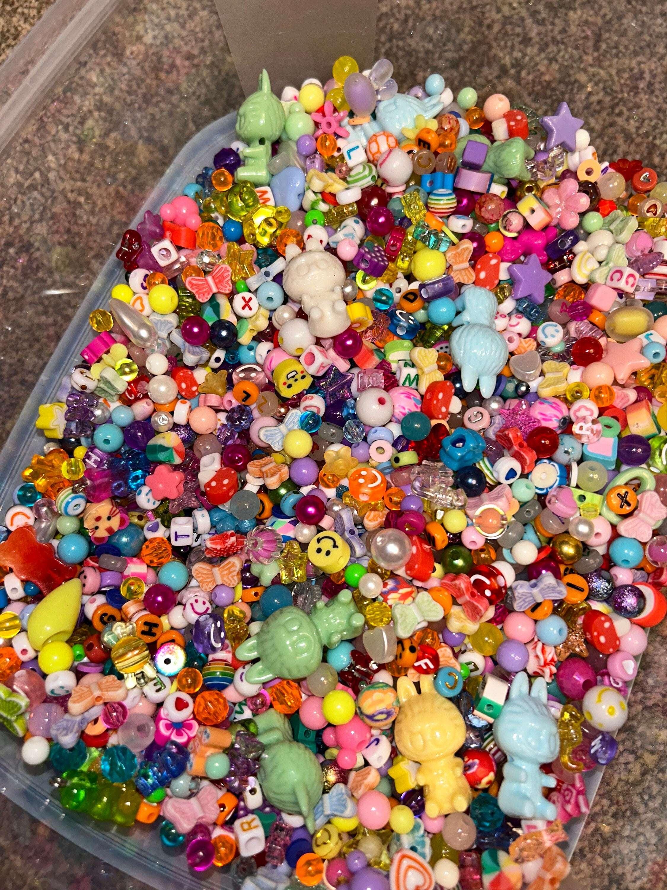 Kawaii Bead Soup Acrylic Bead Mix 100g - Beadsbylillixx