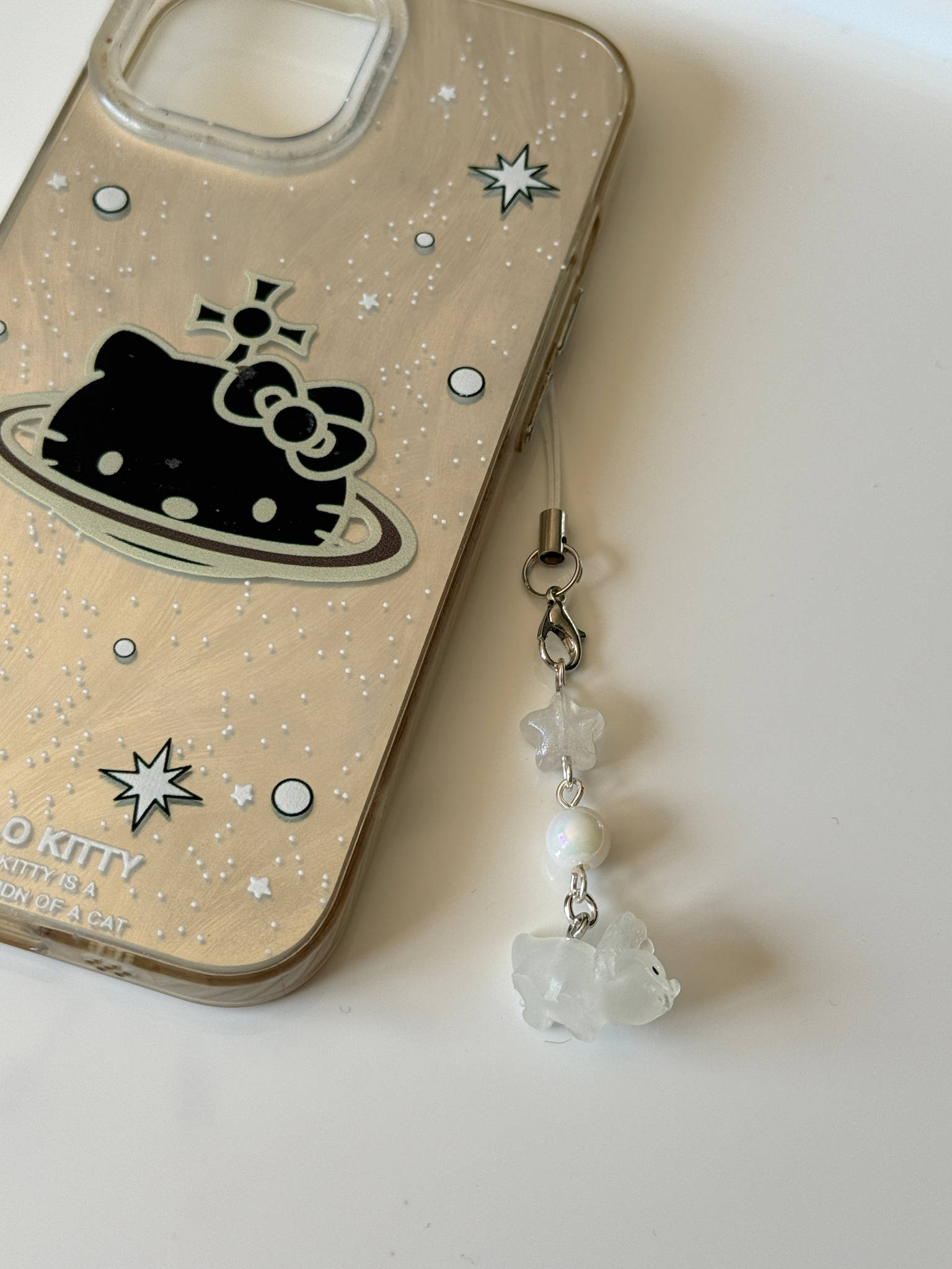 Kawaii Dinosaur Phone Charm | Pastel Dino Beaded Strap | Cute Y2K Phone Charm | Jelly Dinosaur Keychain | Fairy Kei Bag Charm Beadsbylillixx