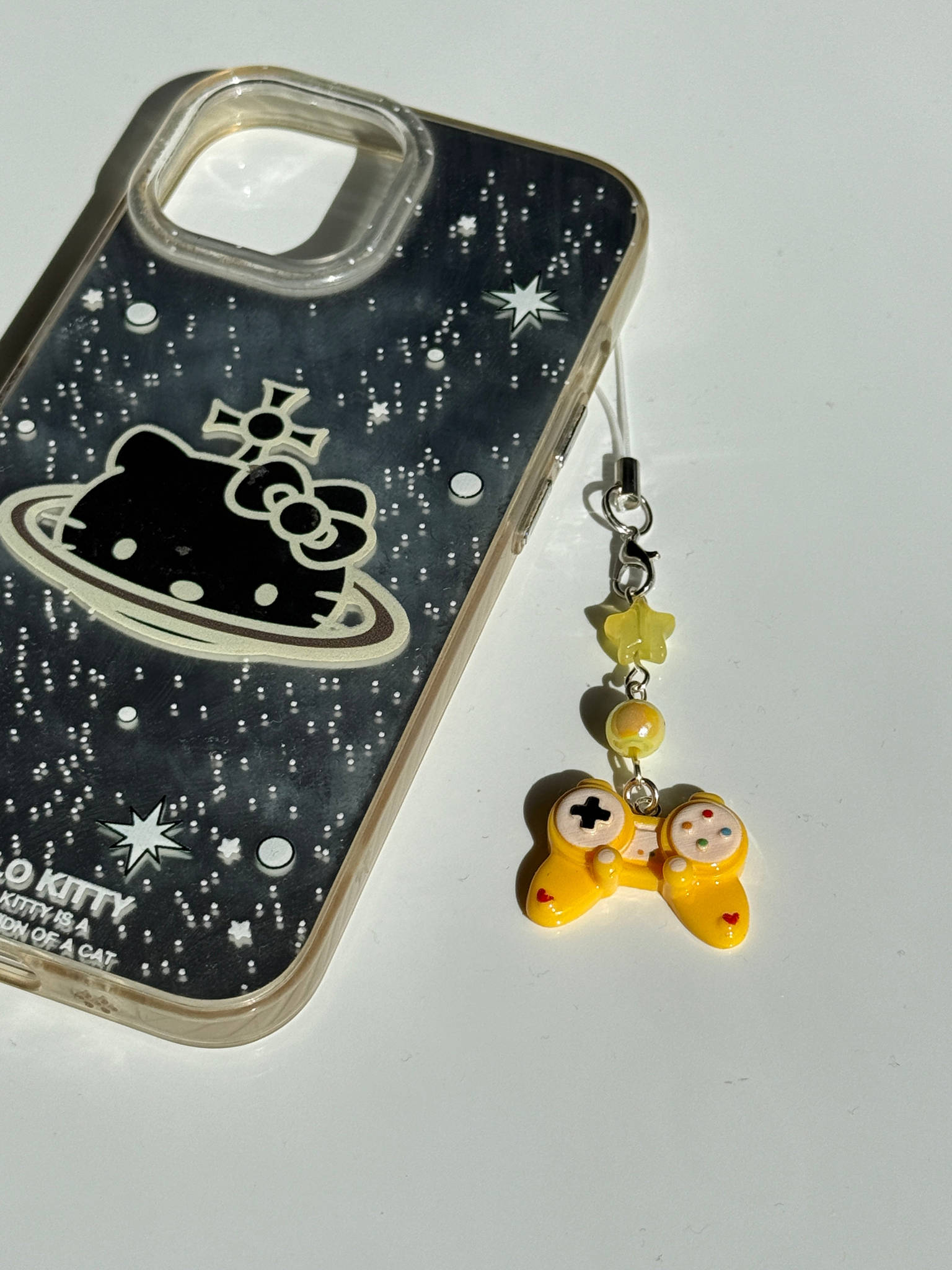 Kawaii Pastel Gamer Controller Charm Cute Beaded Phone Strap Beadsbylillixx