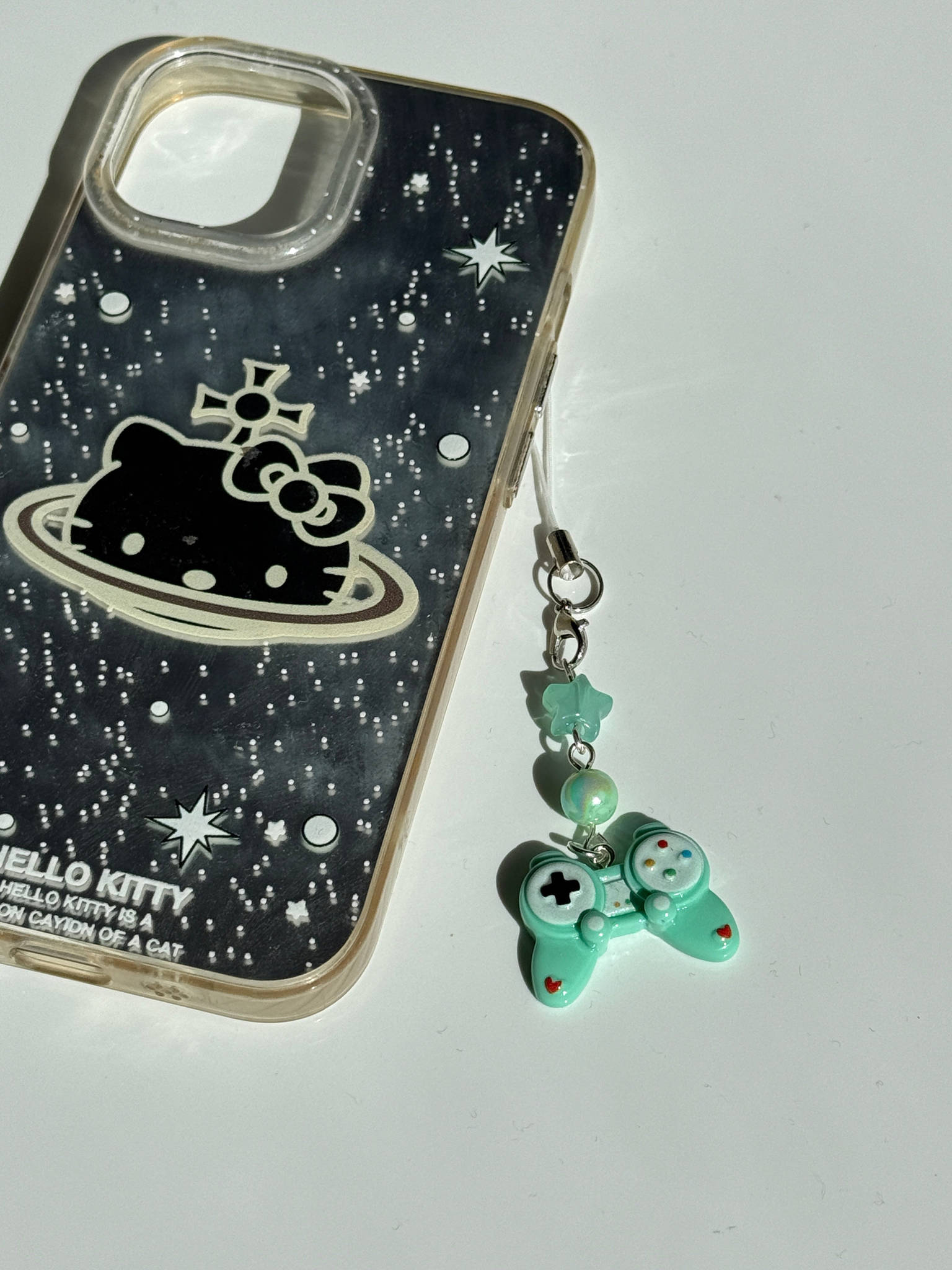 Kawaii Pastel Gamer Controller Charm Cute Beaded Phone Strap Beadsbylillixx