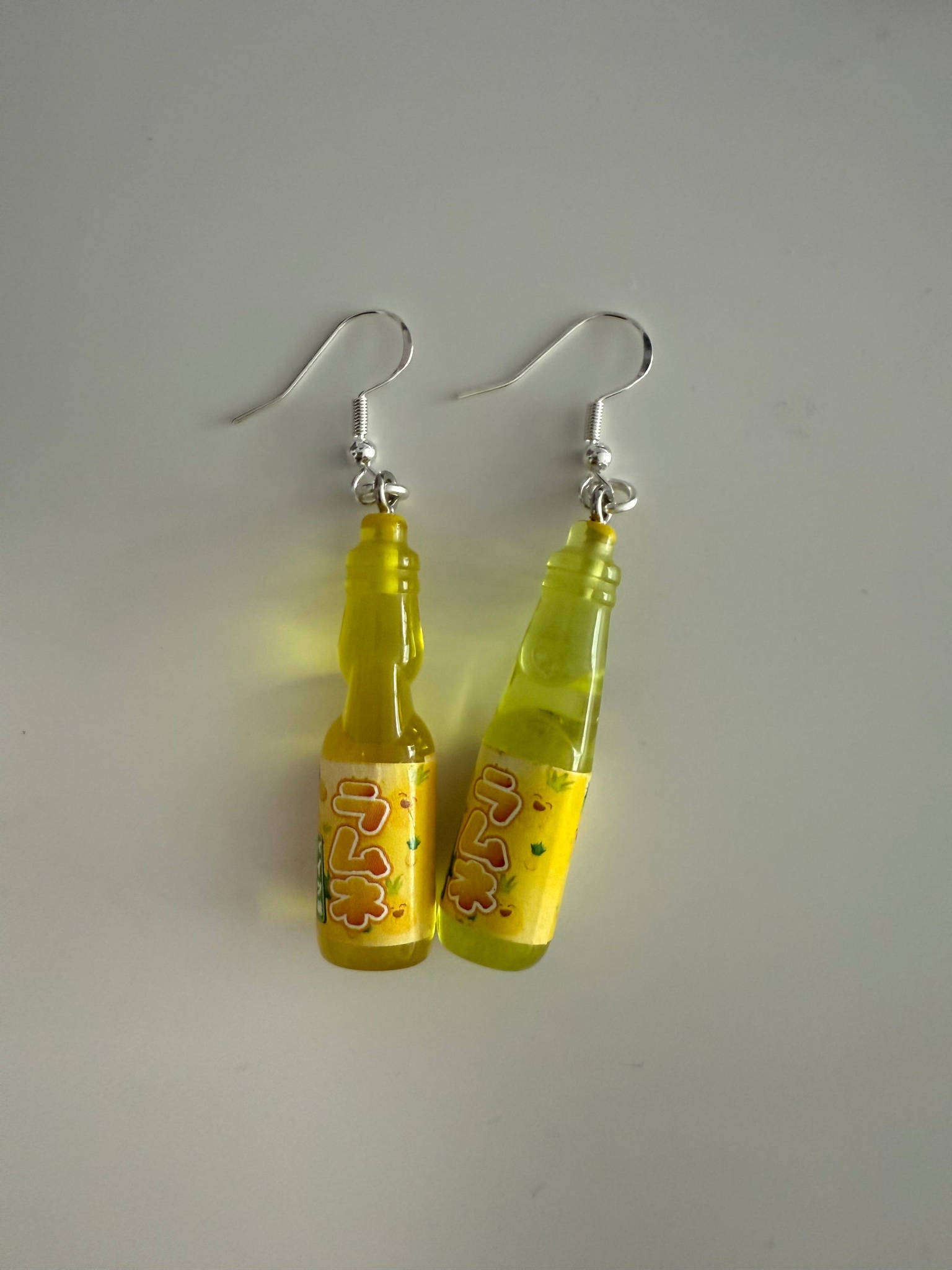 Kawaii Ramune Bottle Earrings – Japanese Soda Charm, Pastel Y2K Jewellery, Cute Dangle Earrings Beadsbylillixx