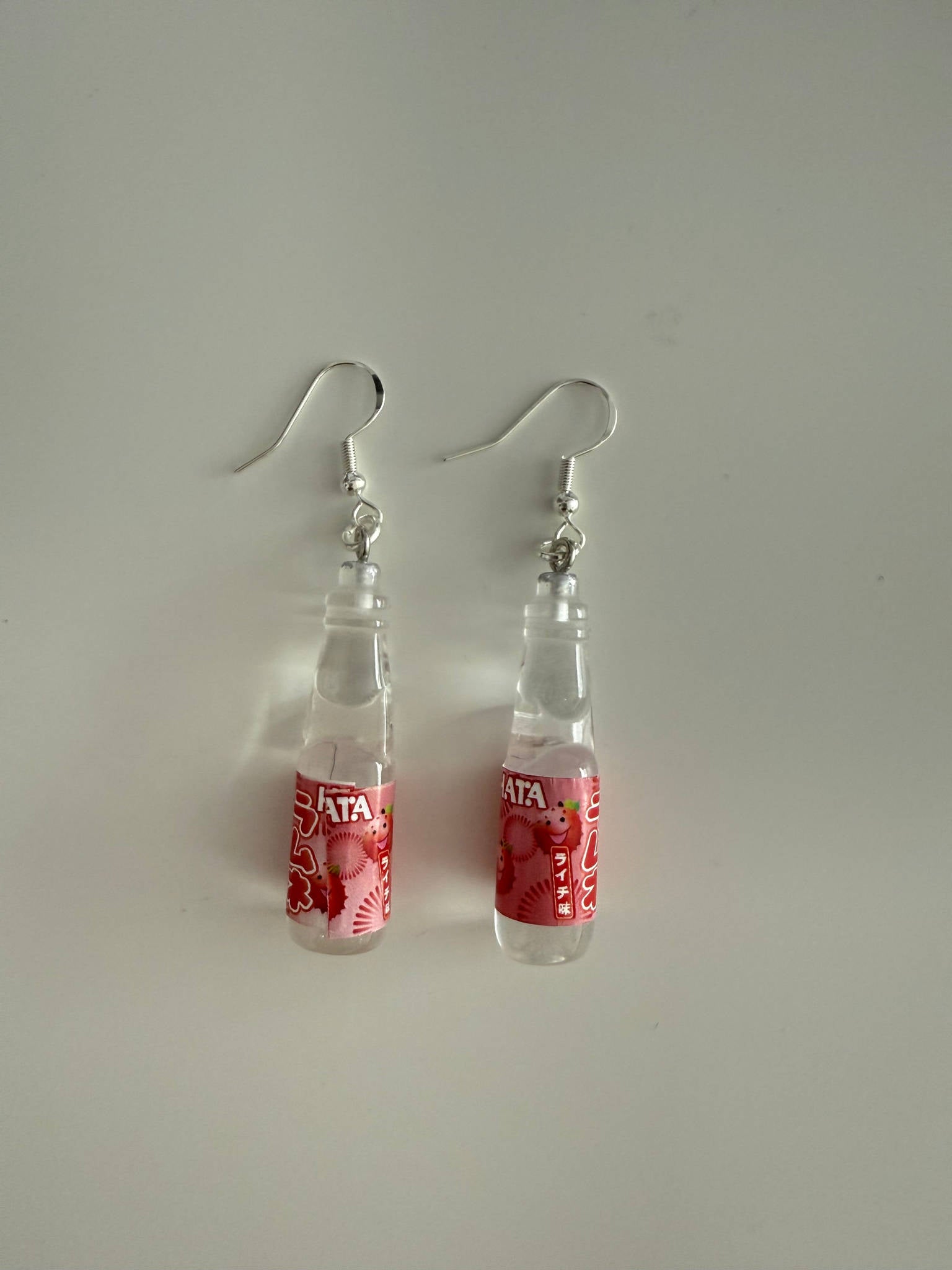 Kawaii Ramune Bottle Earrings – Japanese Soda Charm, Pastel Y2K Jewellery, Cute Dangle Earrings Beadsbylillixx