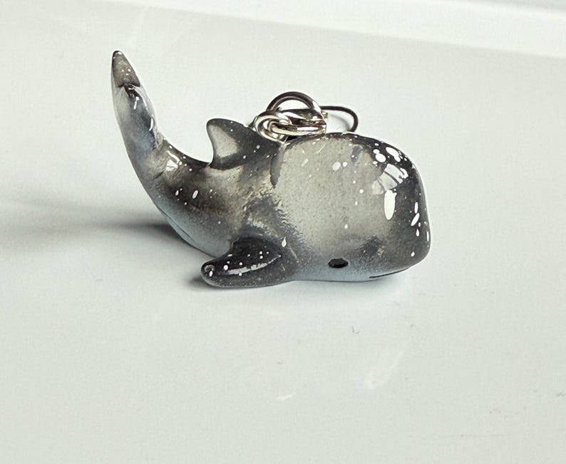 Kawaii Whale Phone Charm - Y2K Ocean Trinket Beadsbylillixx