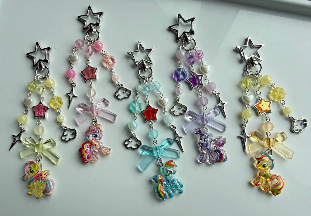 My Little Pony Inspired Kawaii Beaded Keychain Beadsbylillixx