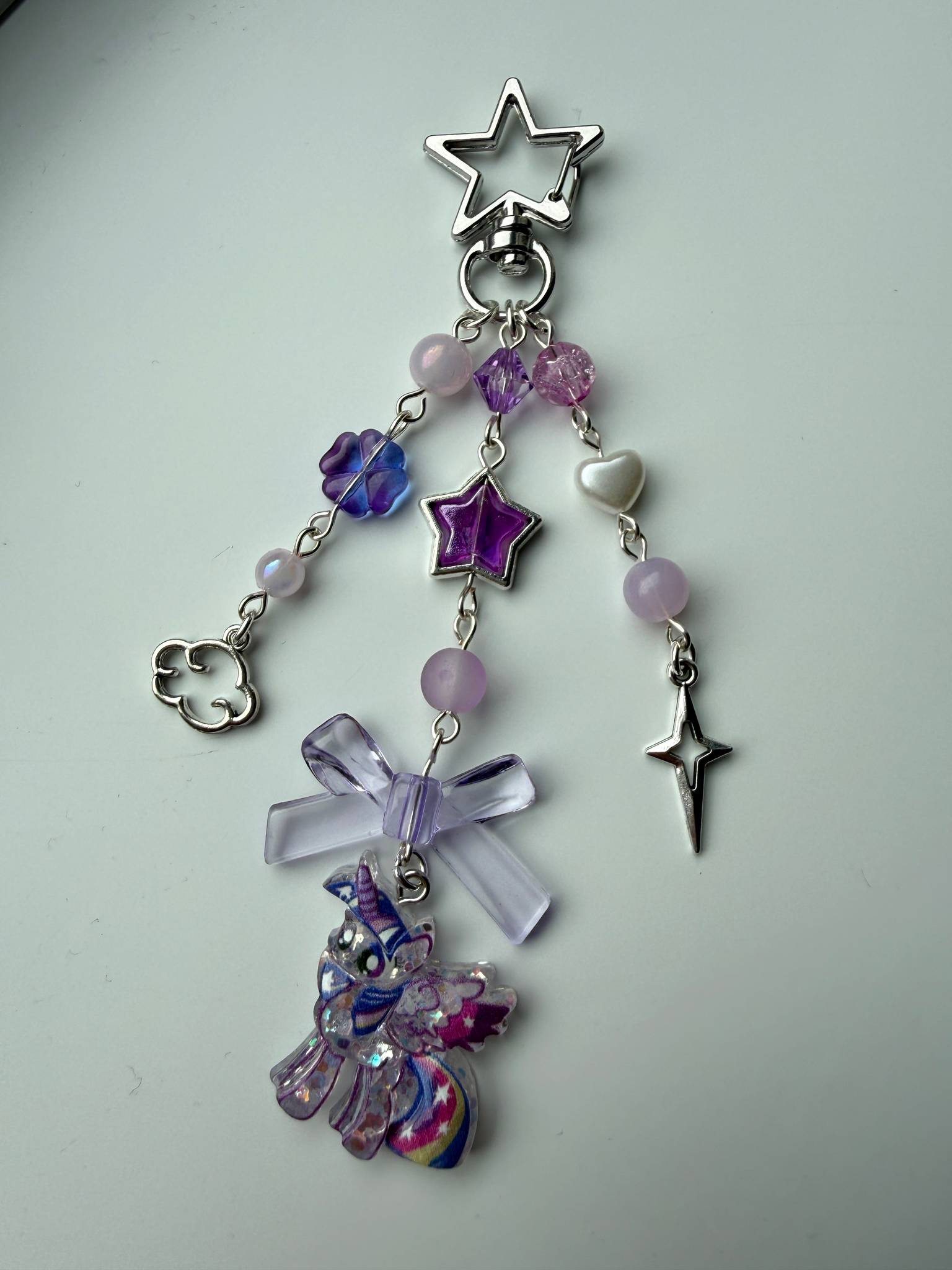 My Little Pony Inspired Kawaii Beaded Keychain Beadsbylillixx