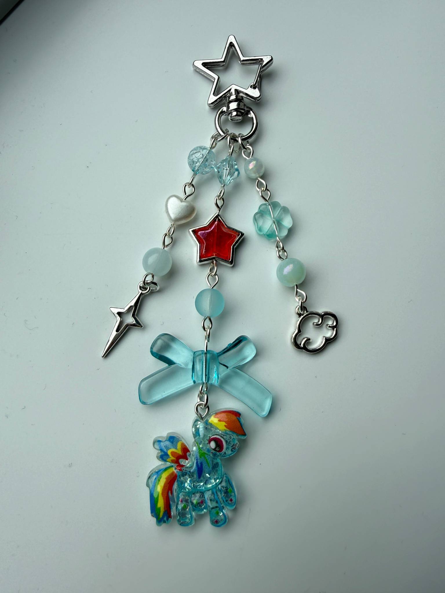 My Little Pony Inspired Kawaii Beaded Keychain Beadsbylillixx