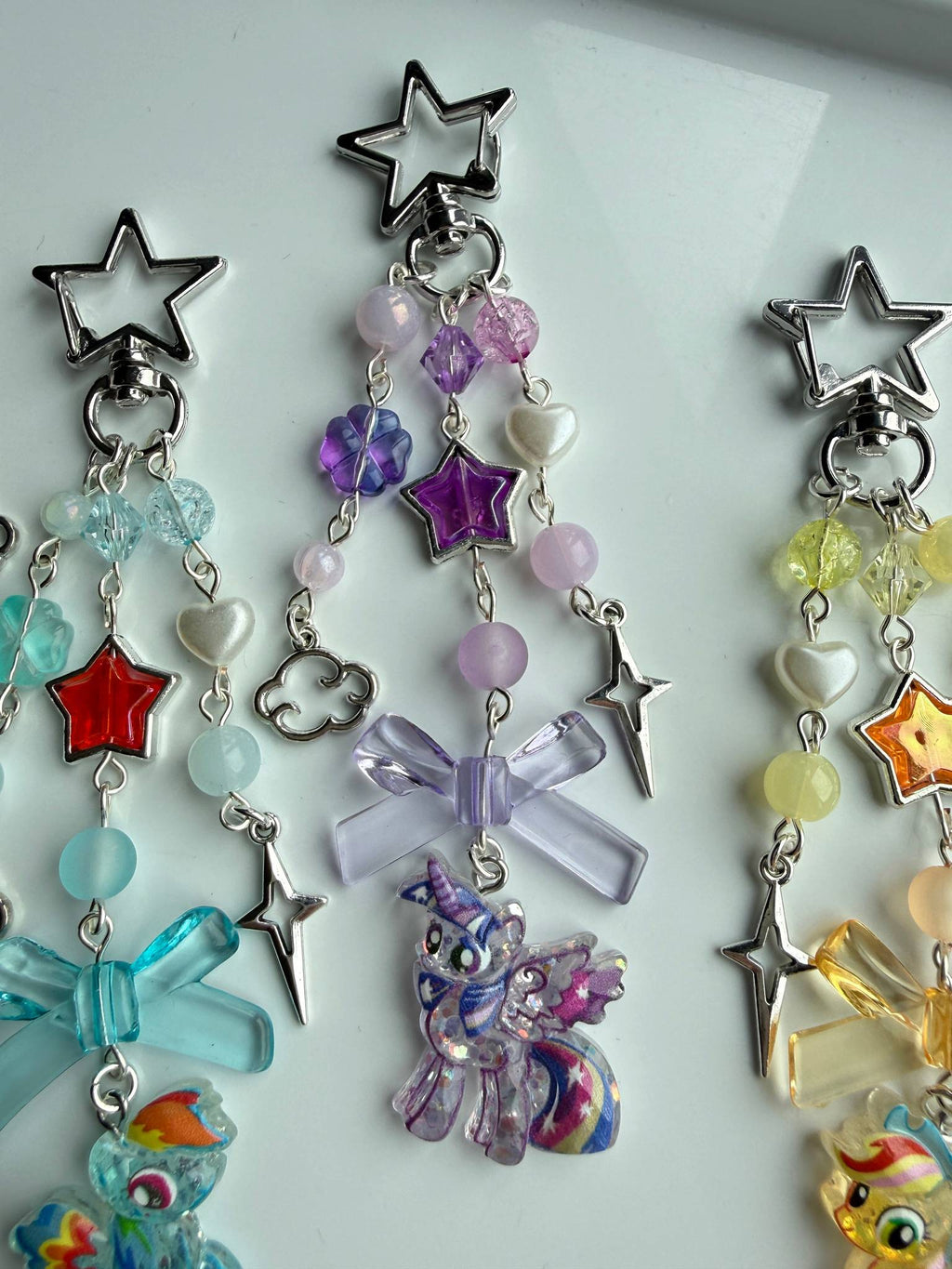 My Little Pony Inspired Kawaii Beaded Keychain Beadsbylillixx