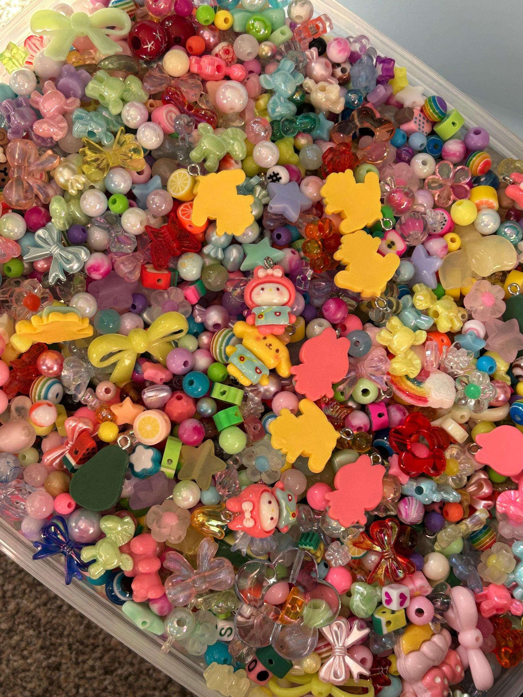 NEW MIX Cute Bead Soup Sanrio Themed 50g - Beadsbylillixx