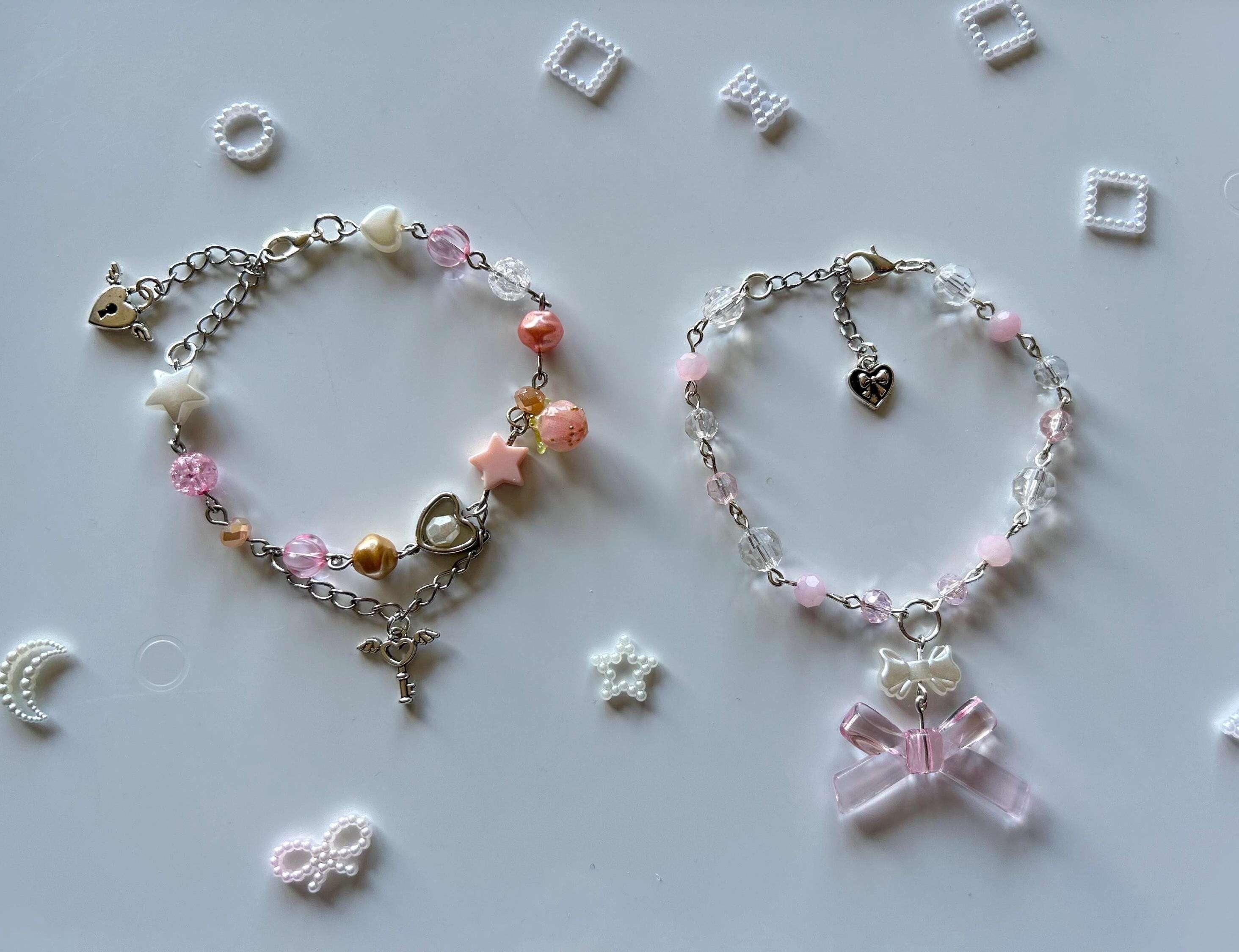 Pretty Handmade Coquette Beaded Bracelets - Beadsbylillixx