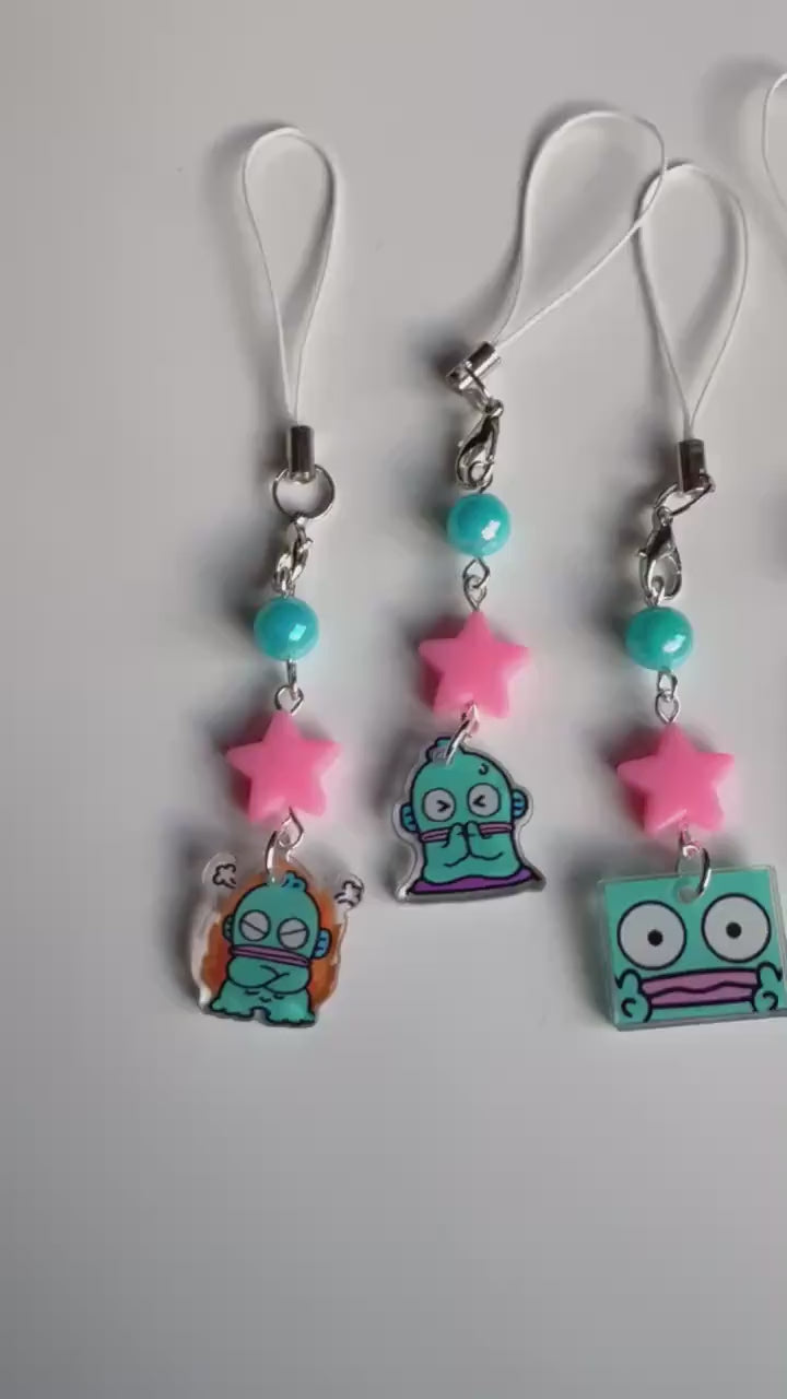 Handmade Acrylic Hangyodon Phone Charm