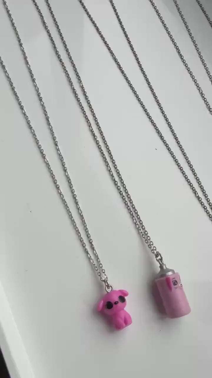 Handmade Kawaii Retro Toy Necklace