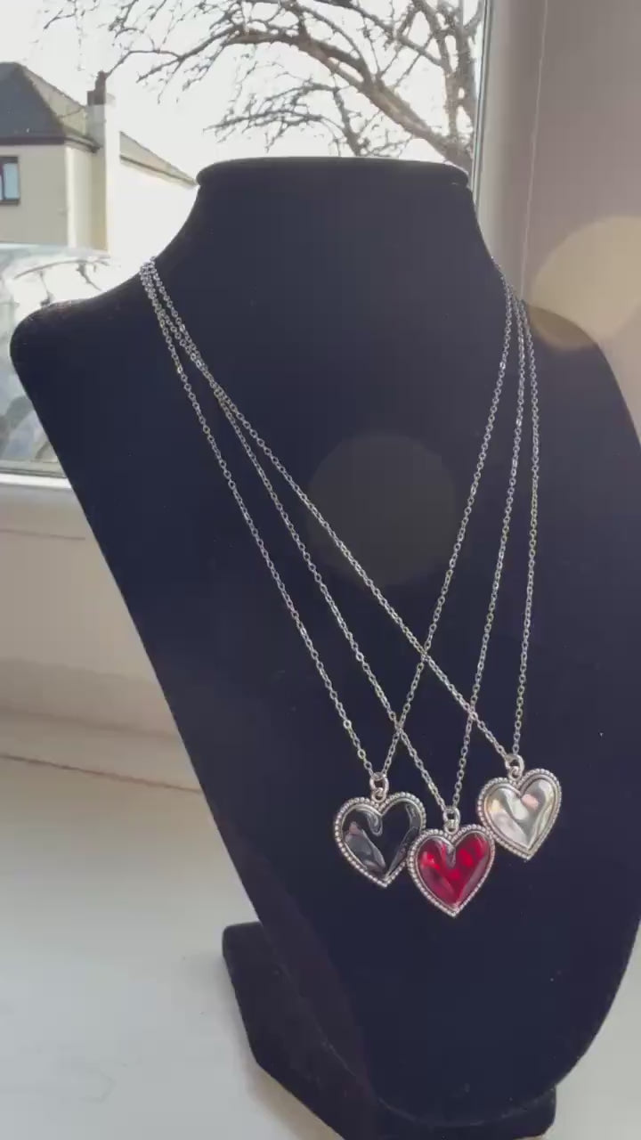 Handmade Heart Necklaces 17”