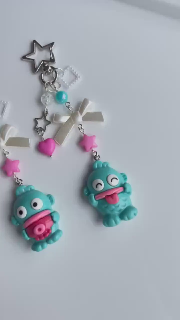 Super Cute Handmade Hangyodon Keychains