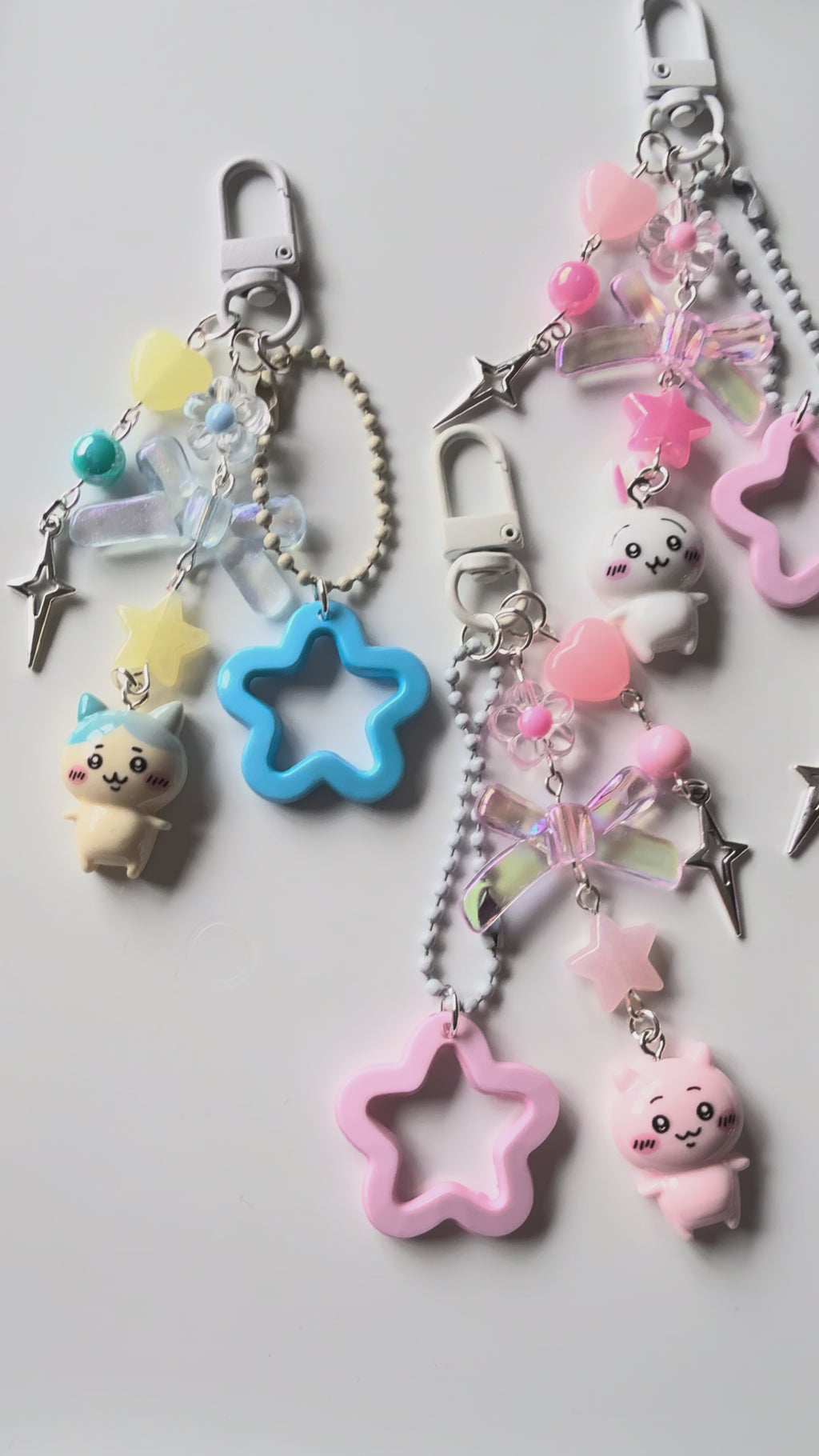 Handmade Chiikawa Beaded Keychain: Kawaii Keychain