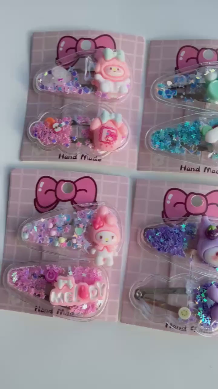 Handmade Sanrio inspired Shaker hair slides