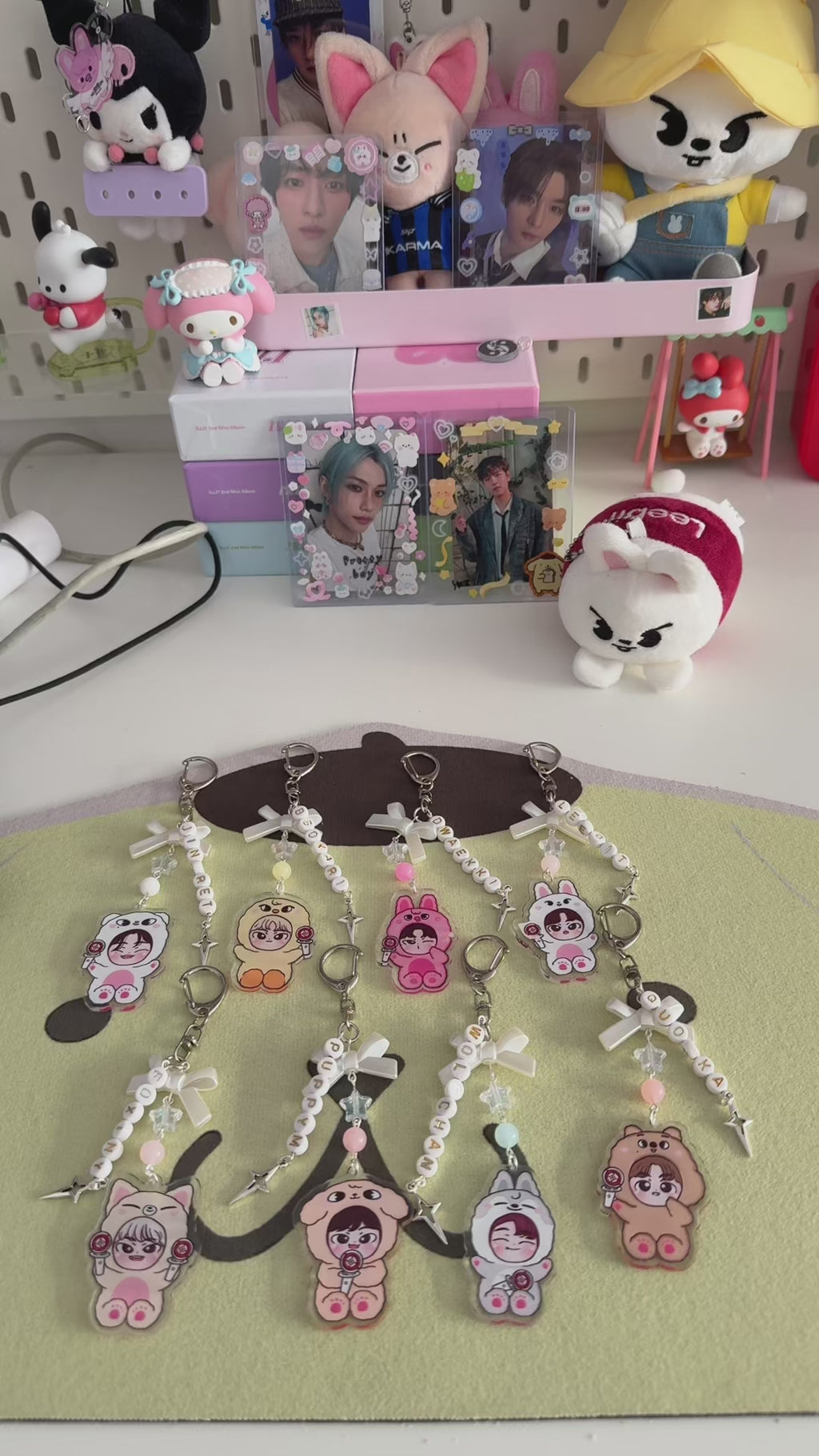Handmade Stray Kids Skzoo Bias Keychains