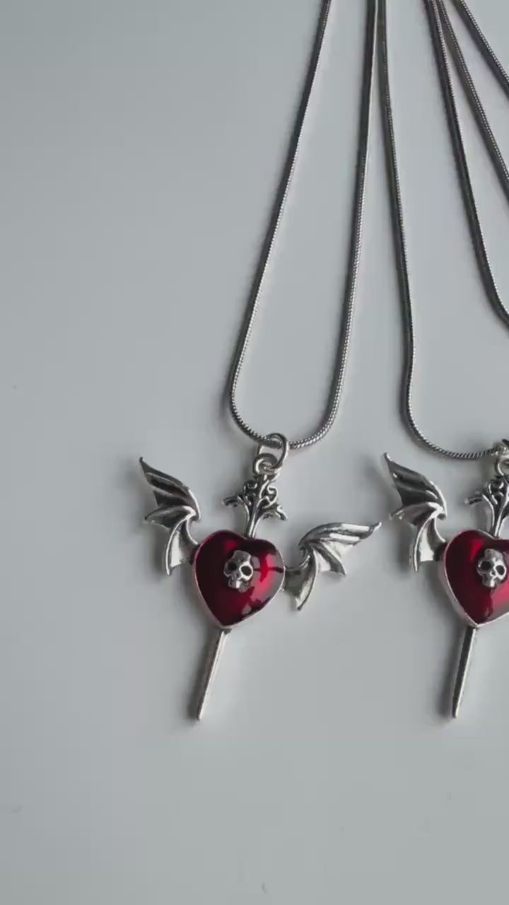 Handmade Kawaii Cute Gothic Snake Chain Necklace