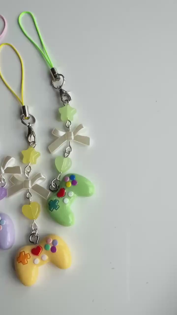 Handmade Kawaii Game Controller Phone Charm