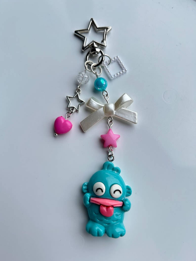 Super Cute Handmade Hangyodon Keychains Beadsbylillixx