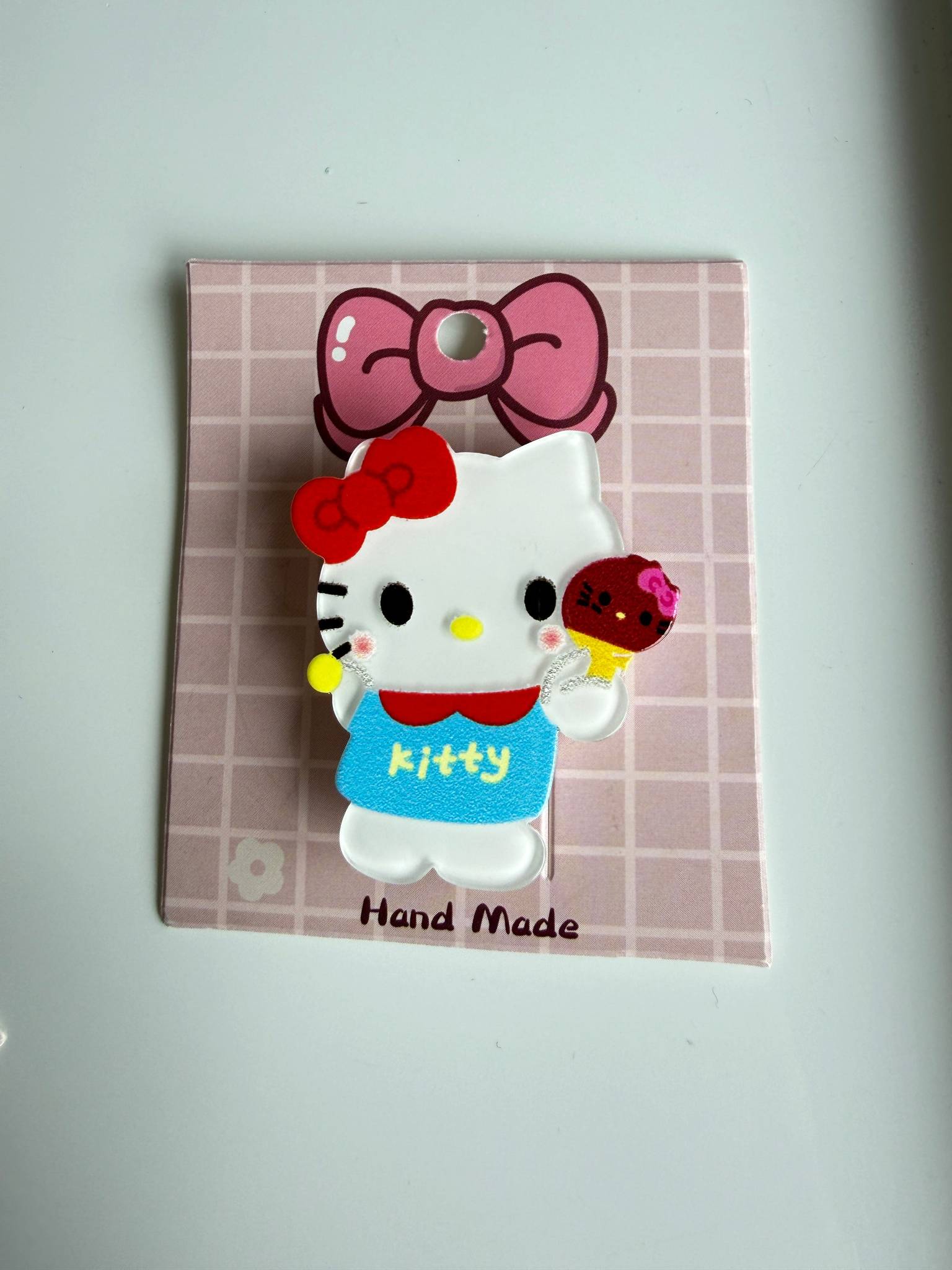 Super Cute Handmade Kawaii HK Hair Clips. kitty hair slides Beadsbylillixx